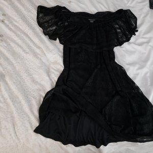 New sz 2x Additionelle off shoulder black summer dress